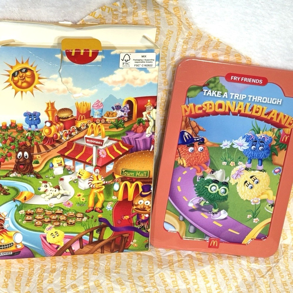 McDonald's Fry Friends Tin Set McDonaldland 2023 Collectible‎ Stickers